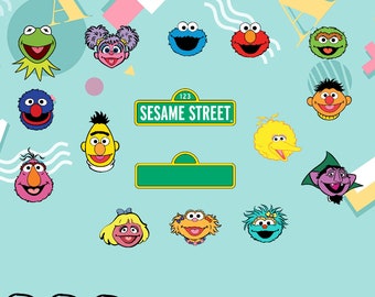 Sesame Street Svg Etsy