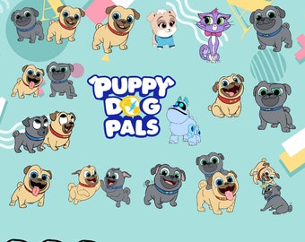 Download Free Puppy Dog Pals Bob Etsy PSD Mockup Template