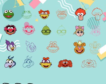 Download Muppets Svg Etsy PSD Mockup Templates