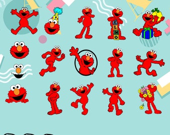 Download Elmo Birthday Svg Etsy