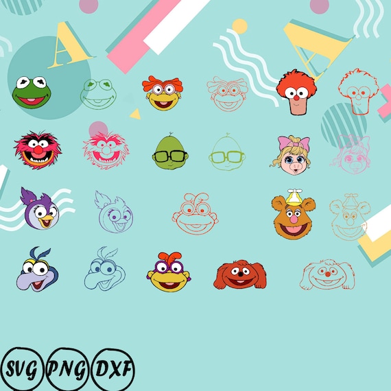 Download Muppets babies SVG/PNG/DXF Silhouette FilesScan Cut | Etsy