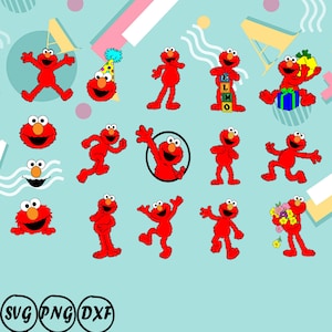 Download Elmo Birthday Svg Etsy