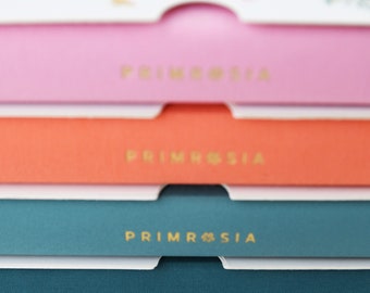 Primrosia A5 Dot Grid Watercolor Journal Notebook – 160 A5, Blushing Pink