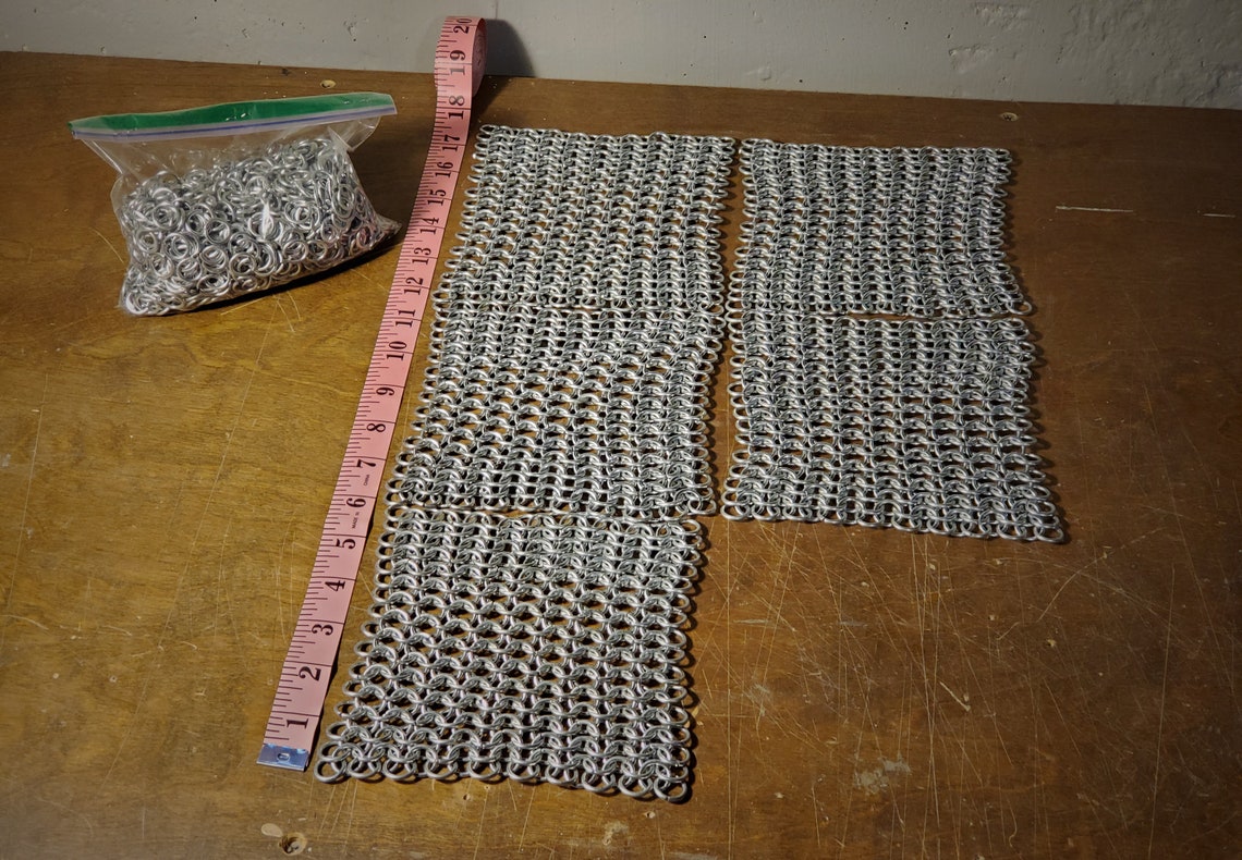 Galvanized Steel Chainmail Starter Kit 3/8 I.D. Rings Etsy UK