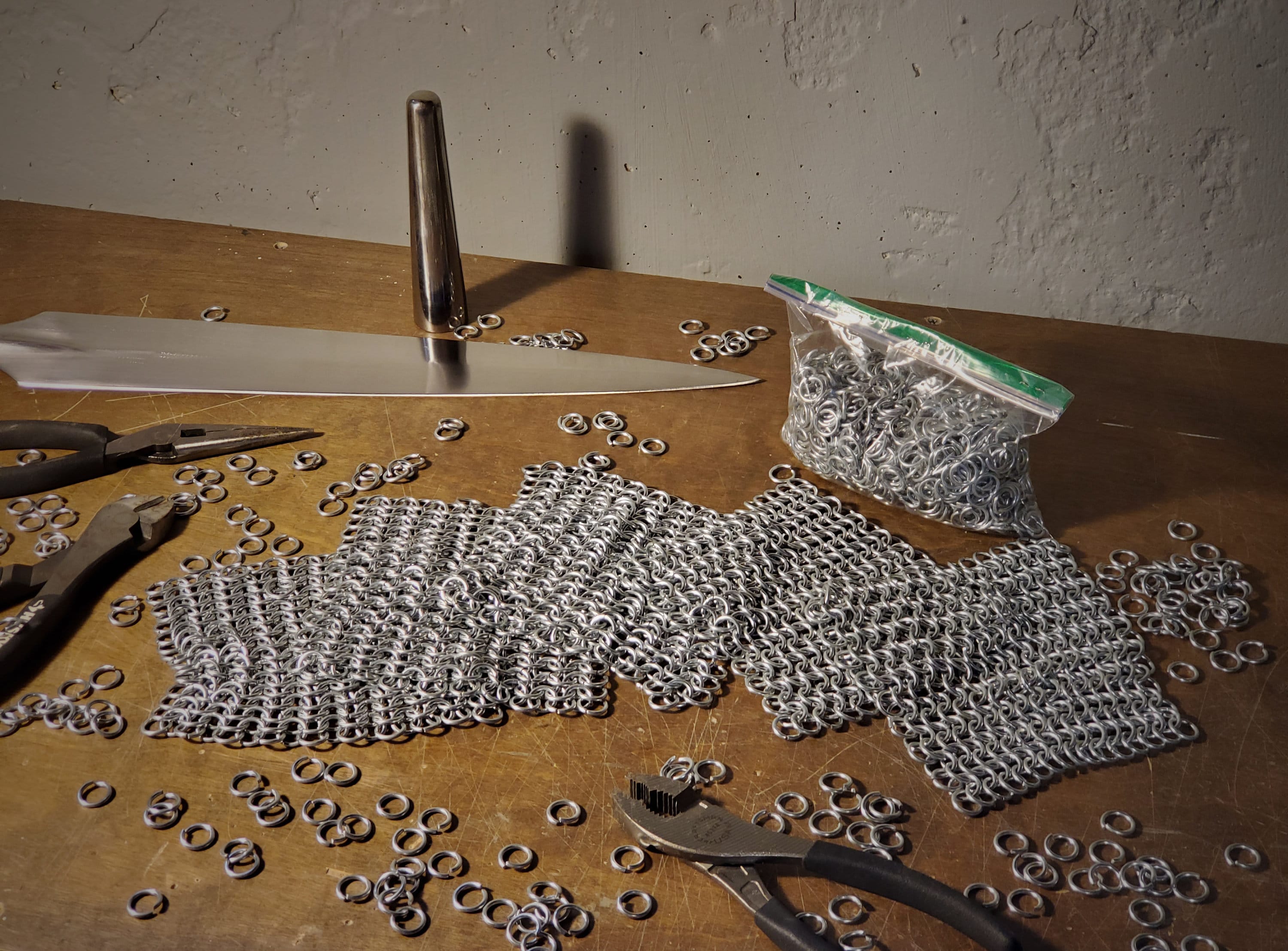Galvanized Steel Chainmail Starter Kit 3/8 I.D. Rings Etsy UK
