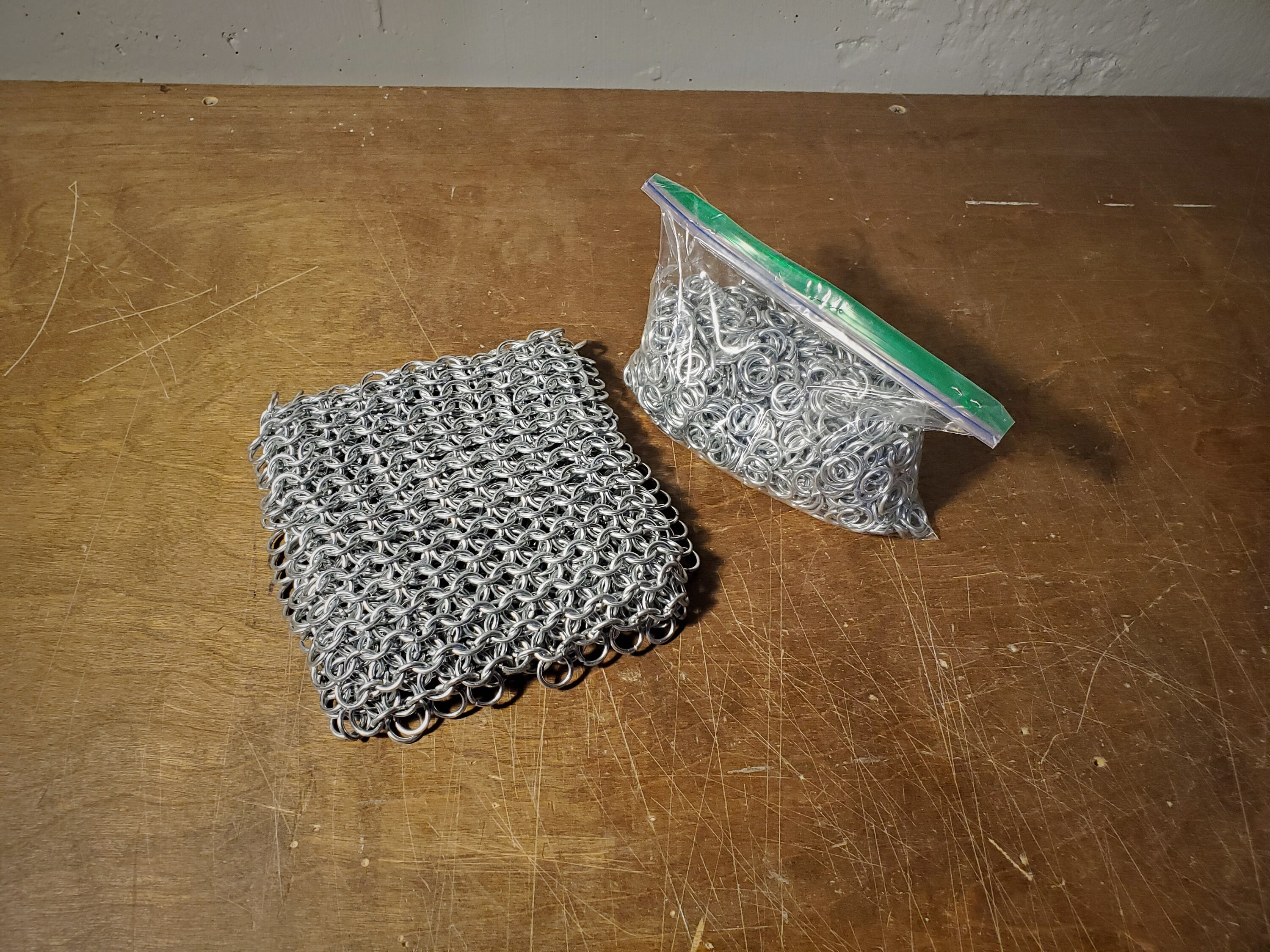 Galvanized Steel Chainmail Starter Kit - 3/8