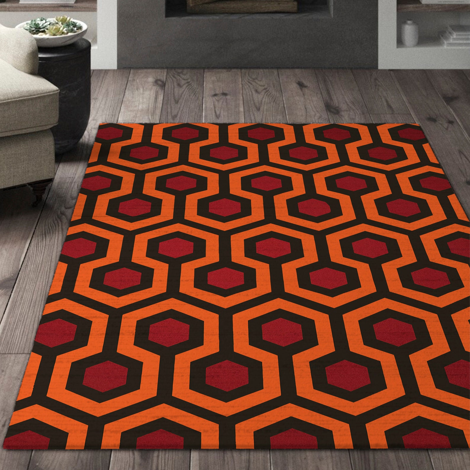 The Shining Overlook Hotel Carpet Area Rug The Shining Etsy