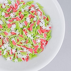 Clay Sprinkles | Grinchy Santa Hat Mix