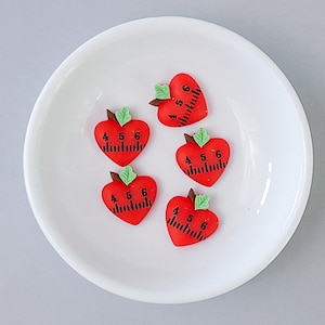 Ruler Hearts | 5 ct. Flatbacks