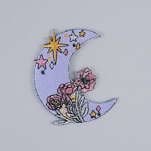 Iron-On Patch | Moon Flower