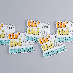Planar Resin Flatback | Tis the Season Ghosts | 5 ct.