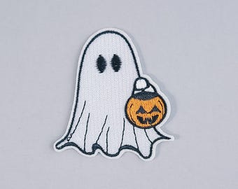 Iron-On Patch | Trick-or-Treat Ghostie