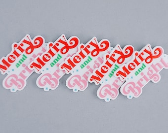 Planar Resin Flatback | Merry + Bright | 5 ct.