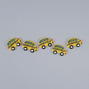 Acryl Schulbus | 5 ct. Flachboden