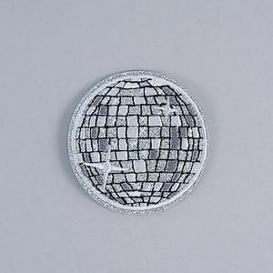 Parche termoadhesivo / Bola de discoteca con purpurina