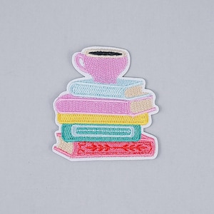 Parche termoadhesivo / Café + Libros