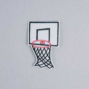 Iron-On Patch | Basketball Hoop