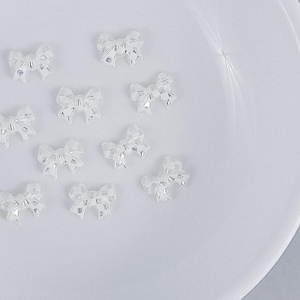 Flatbacks met kleine geruite strik | 10 kt.