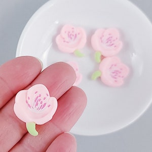 Kersenbloesem bloem cabochons | 5 ct.