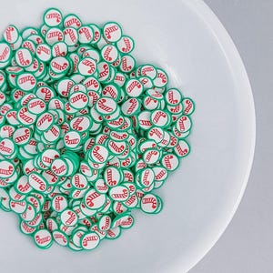 Clay Sprinkles | Candy Cane Slices