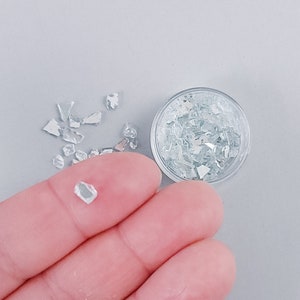 Faux Glass Shards | Silver