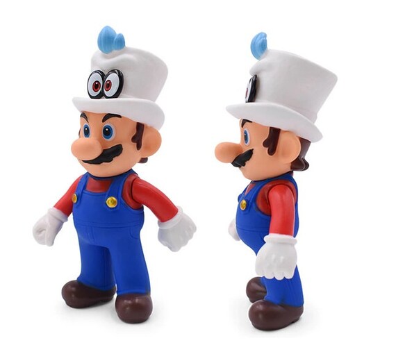 Super Mario Bros Figure Mario Ghost Cappy | Etsy