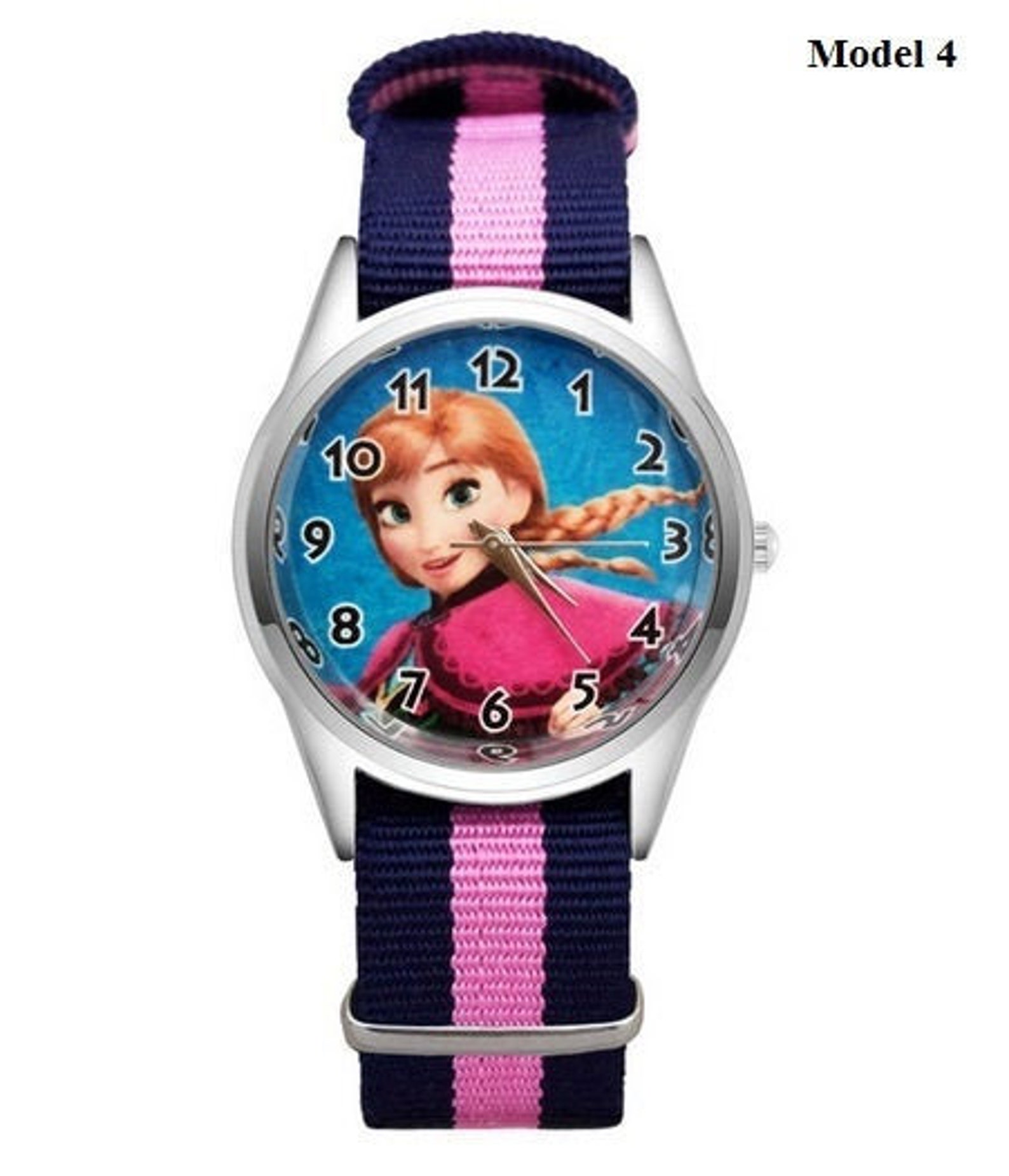 Reloj Frozen Anna Ana Correa de Nylon Nailon Etsy