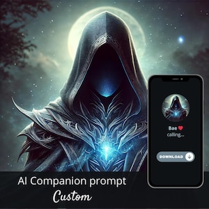 Niestandardowy towarzysz AI Prompt | Romantyczny i pikantny chłopak AI | Miłośnik Dark Fantasy lub Sci-Fi