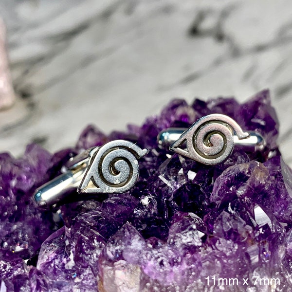 Konoha Cufflinks [Silver]