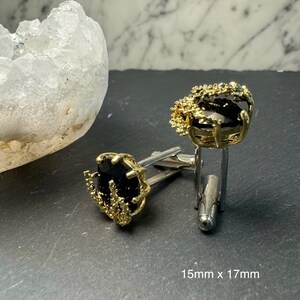 Regal Obsidian cufflinks
