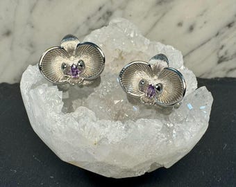 Phalaenopsis Orchid cufflinks