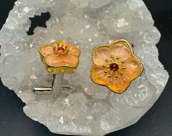 Bunga Sayang cufflinks