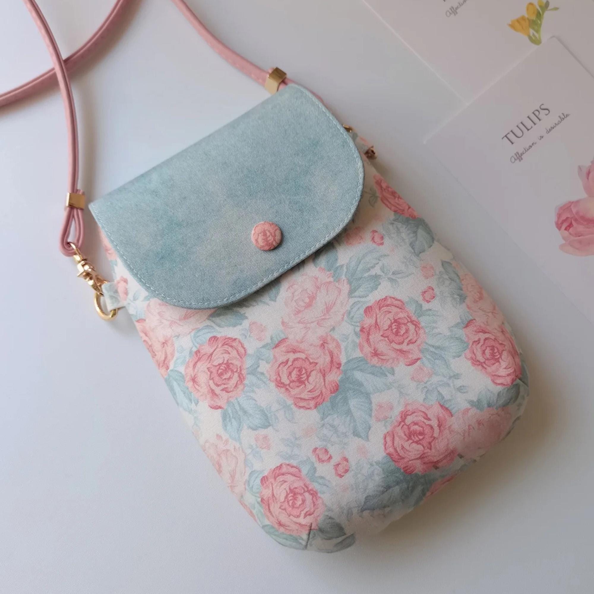PDF Sewing Pattern & Photo Tutorial for Crossbody Phone Bag With Flap ...
