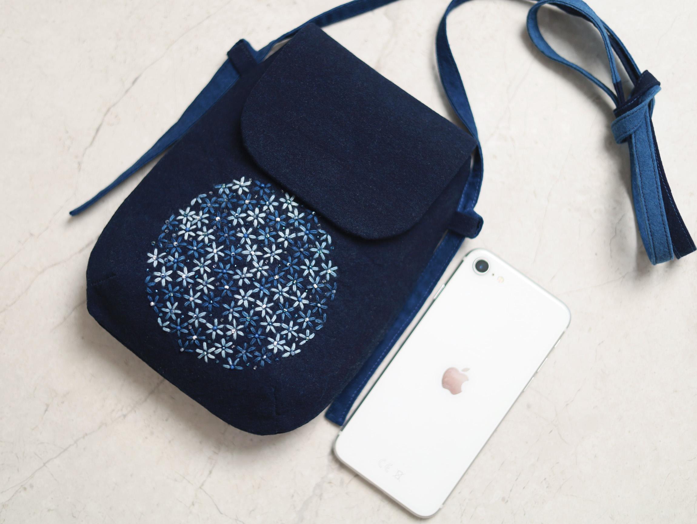 PDF Sewing Pattern & Photo Tutorial for Crossbody Phone Bag With Flap ...