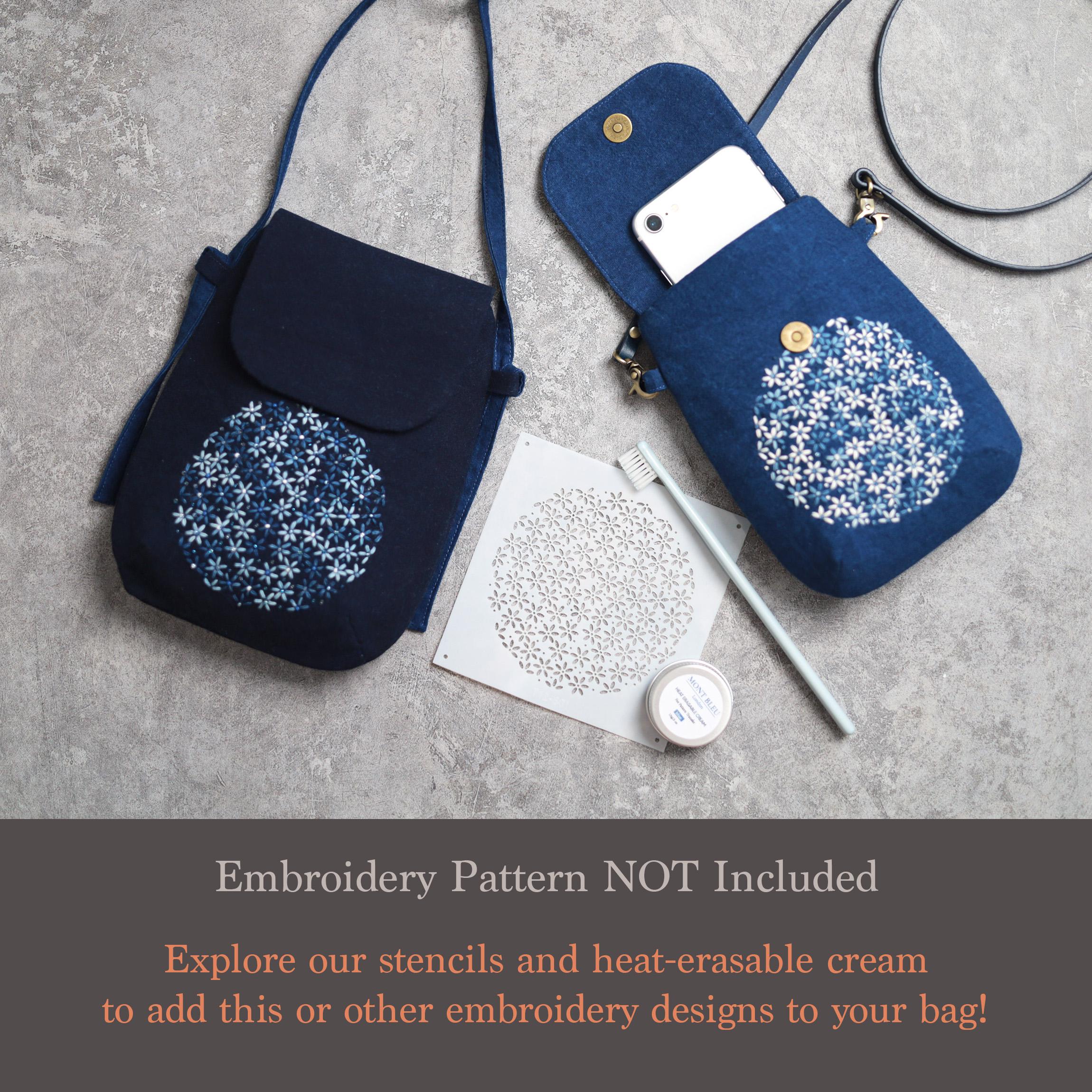 PDF Sewing Pattern & Photo Tutorial for Crossbody Phone Bag With Flap ...