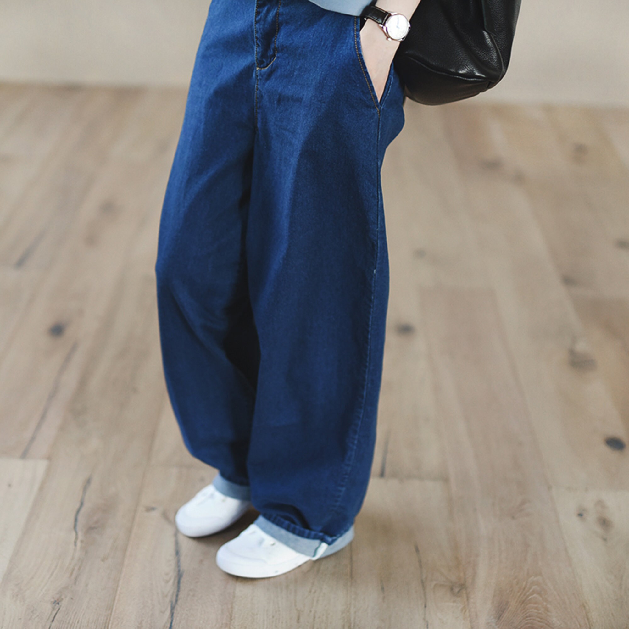 Wide Legged Jeans Etsy UK