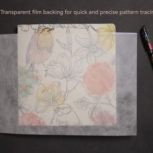 Embroidery Transfer Water Soluble Paper: Print, Stick and Stitch A4 Paper image 7