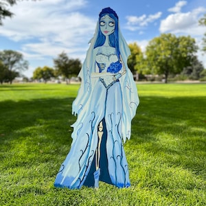 Corpse Bride- Rare & Ready to ship! Free shipping!  Art/ Yard decoration/Tim Burton Yard Art/corpse bride Hallowe