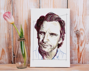 Retrato personalizado con rotuladores (tamaño DIN A5)