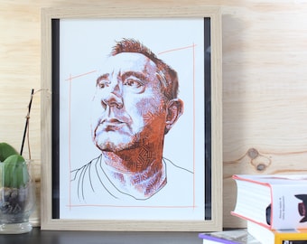 Retrato personalizado con rotuladores (tamaño DIN A4)