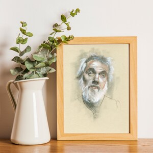 Retrato con lápices. Personalisierung. Un regalo único para Alguien Especial