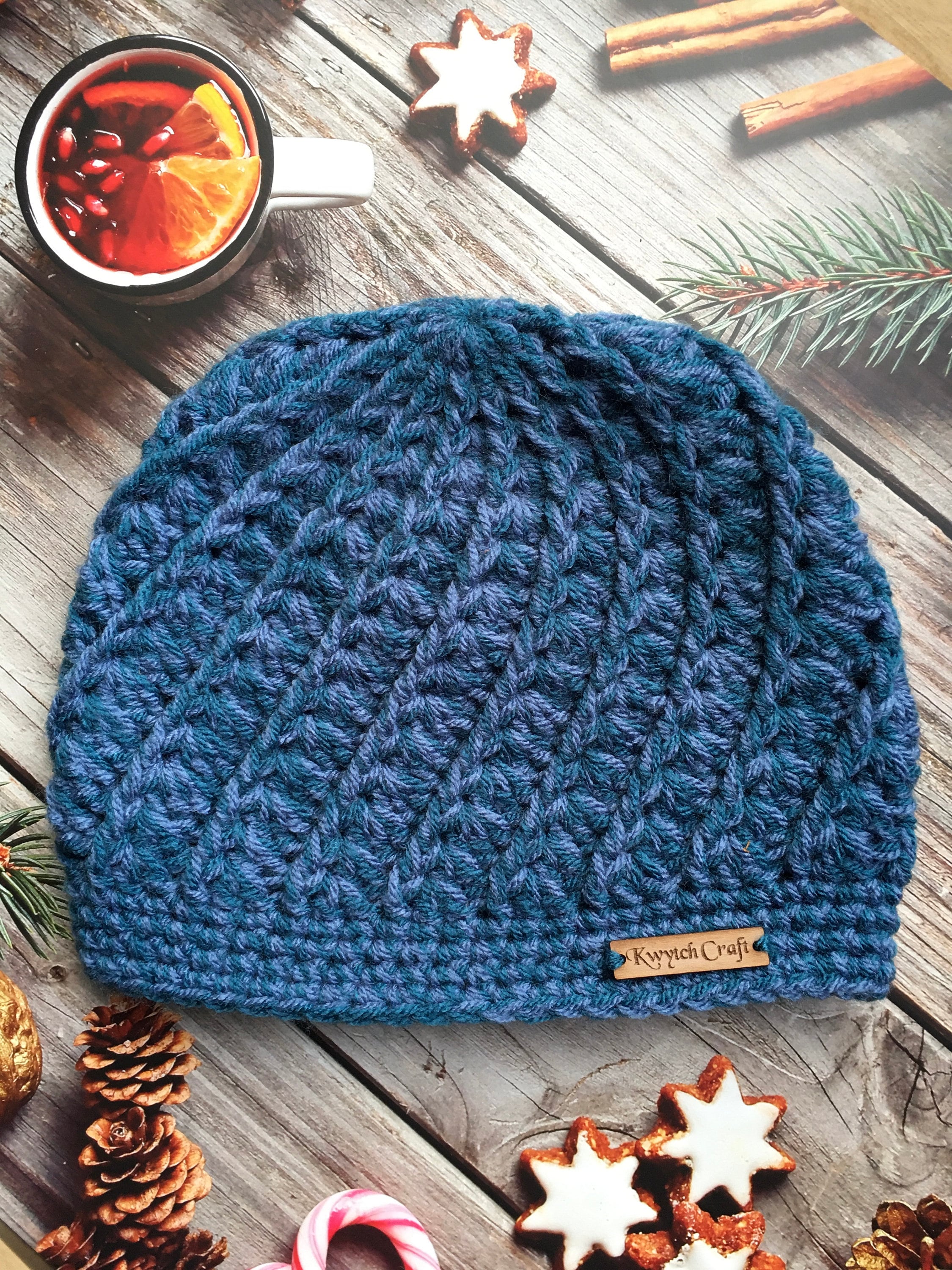Crochet Spiral Beanie Etsy