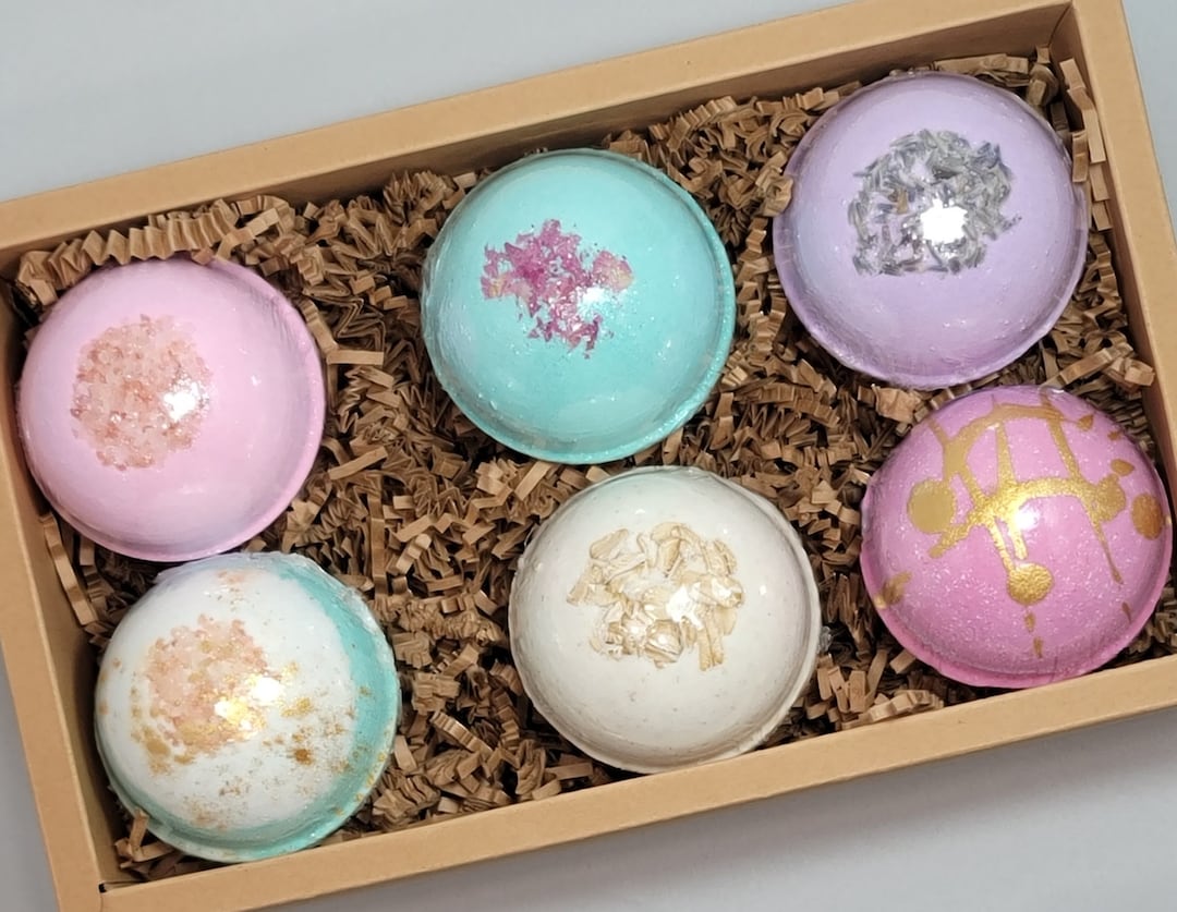 Bath Bomb Gift Set / Bath Bomb Variety / Spa Bath / Unique Bath Bomb