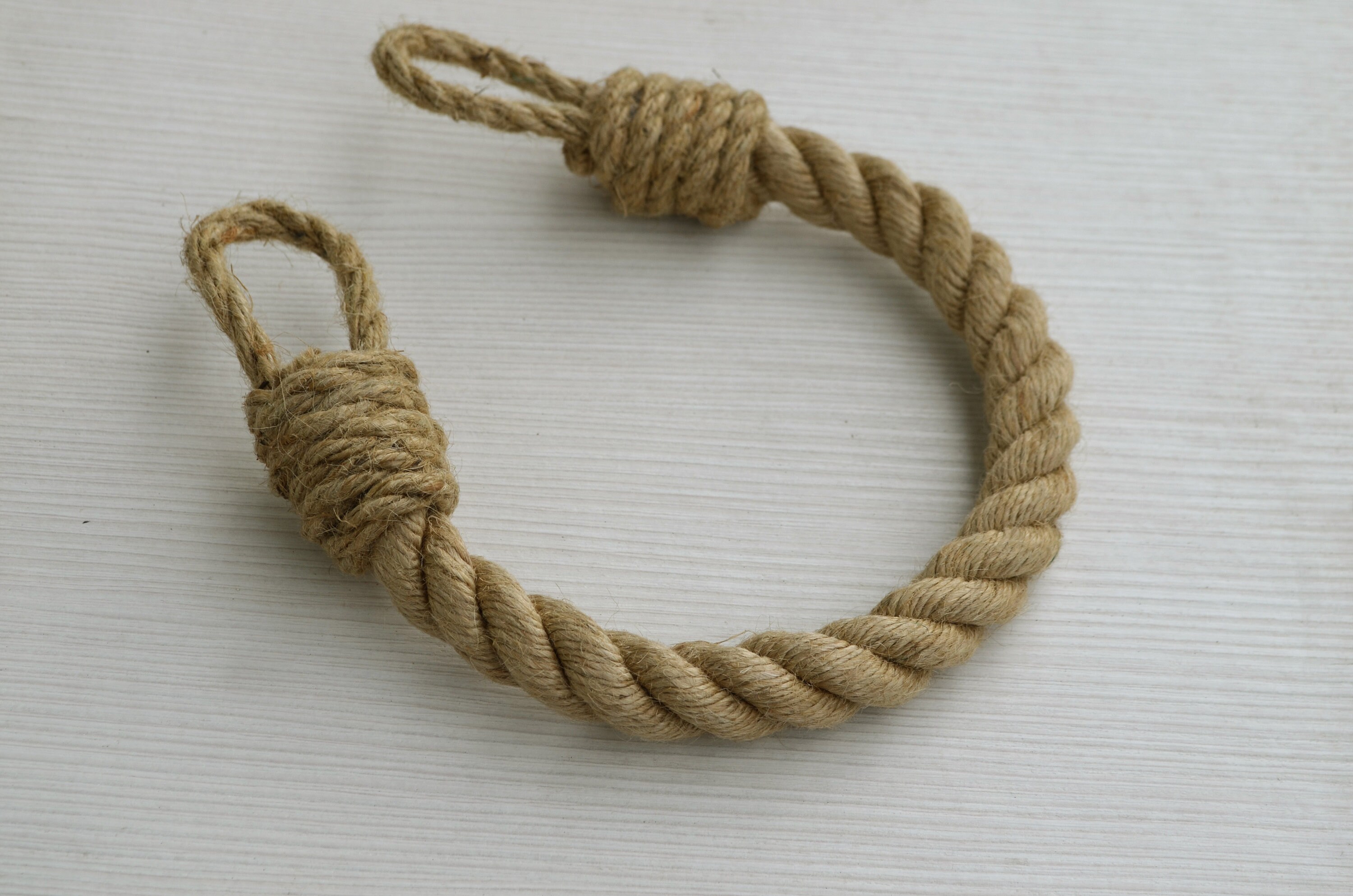 Extra thick jute rope curtain tie back Chunky ties Rope Etsy