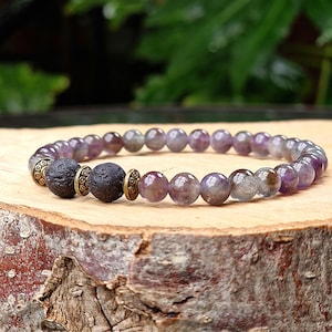 アメジスト宝石ディフューザーブレスレット、エッセンシャルオイルブレスレット、アロマセラピージュエリー