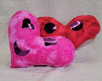 Emoj Heart Pillows, Valentine Pillow, I love you Pillow, Valentine Gift, Pillow