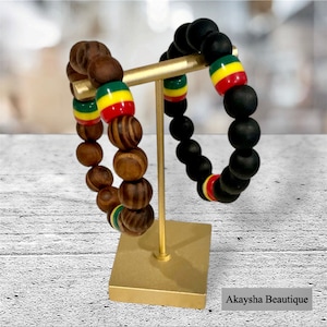 Rasta Bead Bracelet