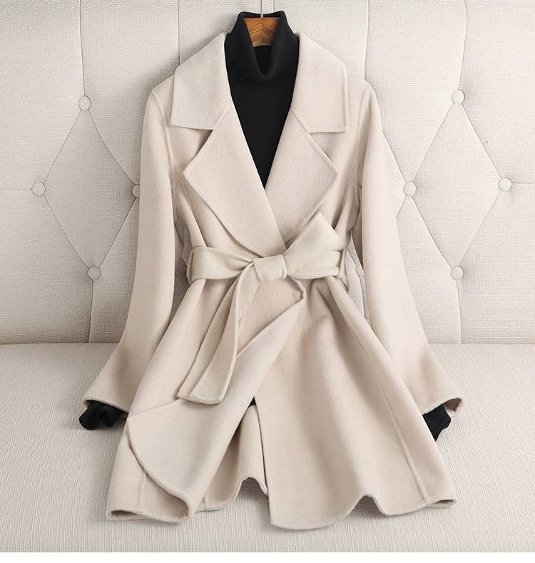 Belted Wool Coat - Etsy