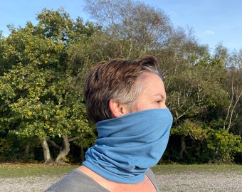 Organic Cotton Snood, Gaiter, Face covering