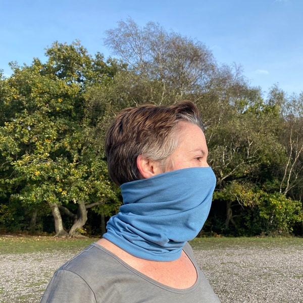 Organic Cotton Snood, Gaiter, Face covering